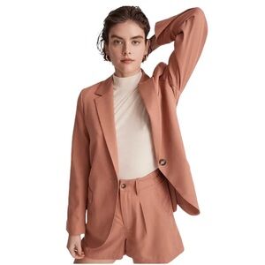Madewell The Larsen Blazer Dusty Rose